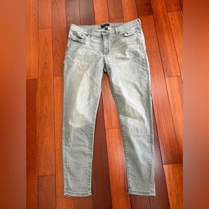 Banana Republic Light Gray Skinny Jeans